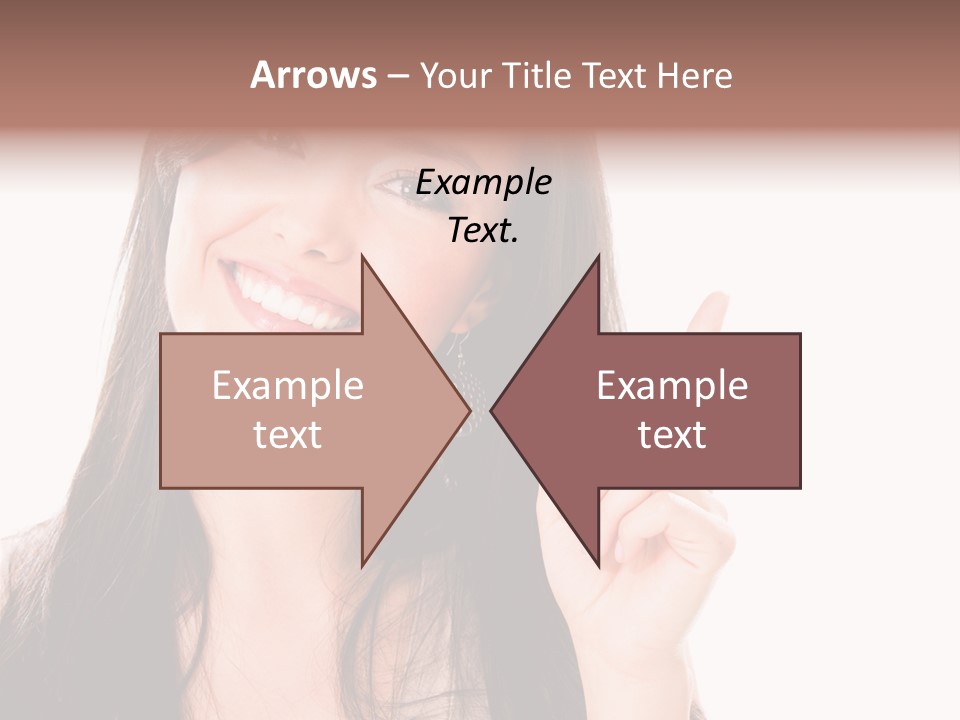 Woman Hispanic Success PowerPoint Template