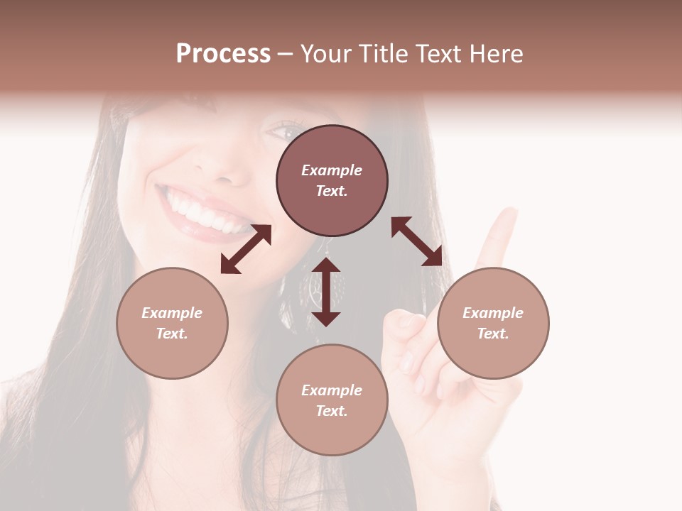 Woman Hispanic Success PowerPoint Template