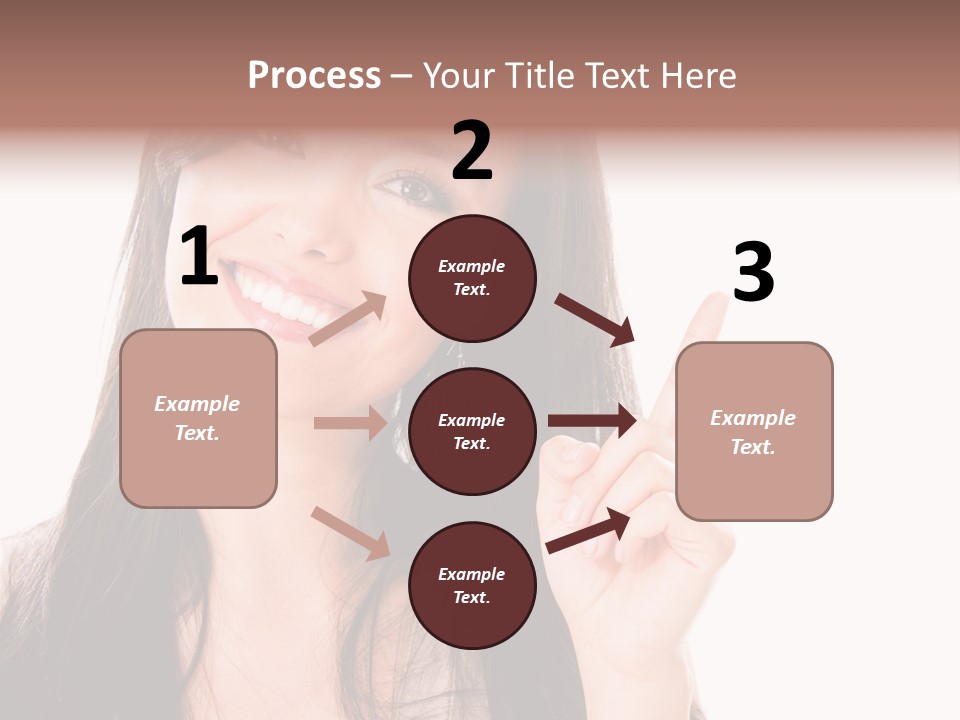 Woman Hispanic Success PowerPoint Template