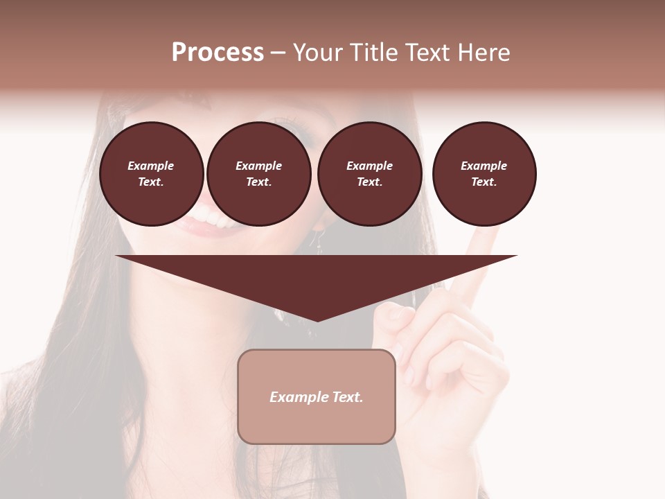Woman Hispanic Success PowerPoint Template