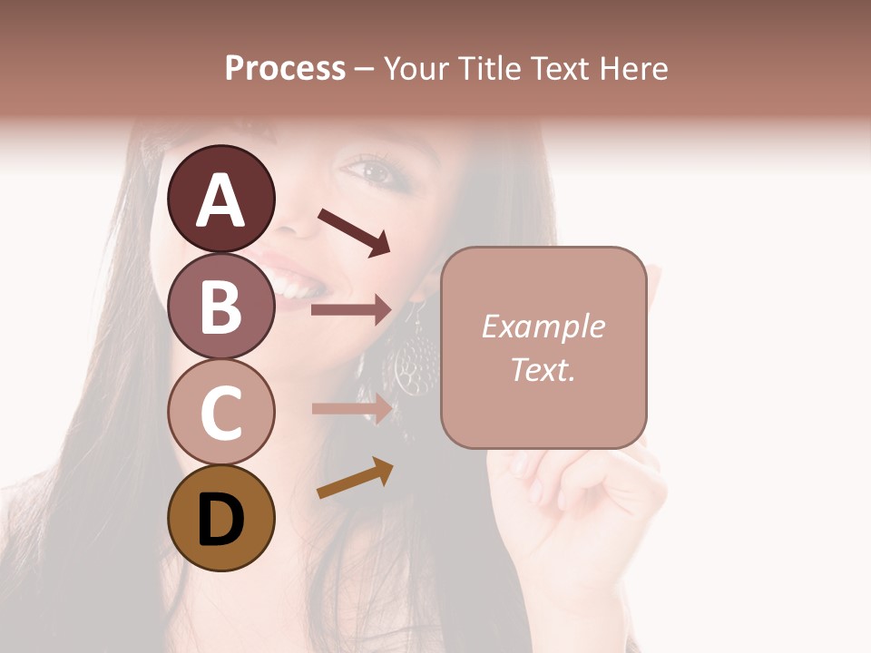 Woman Hispanic Success PowerPoint Template