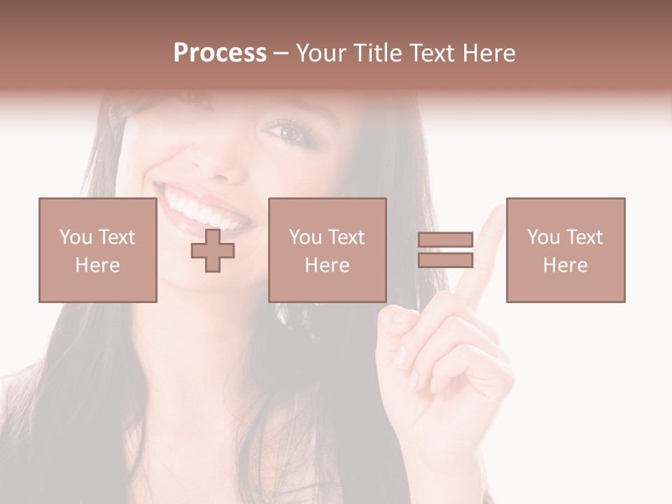 Woman Hispanic Success PowerPoint Template