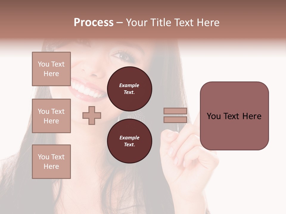 Woman Hispanic Success PowerPoint Template