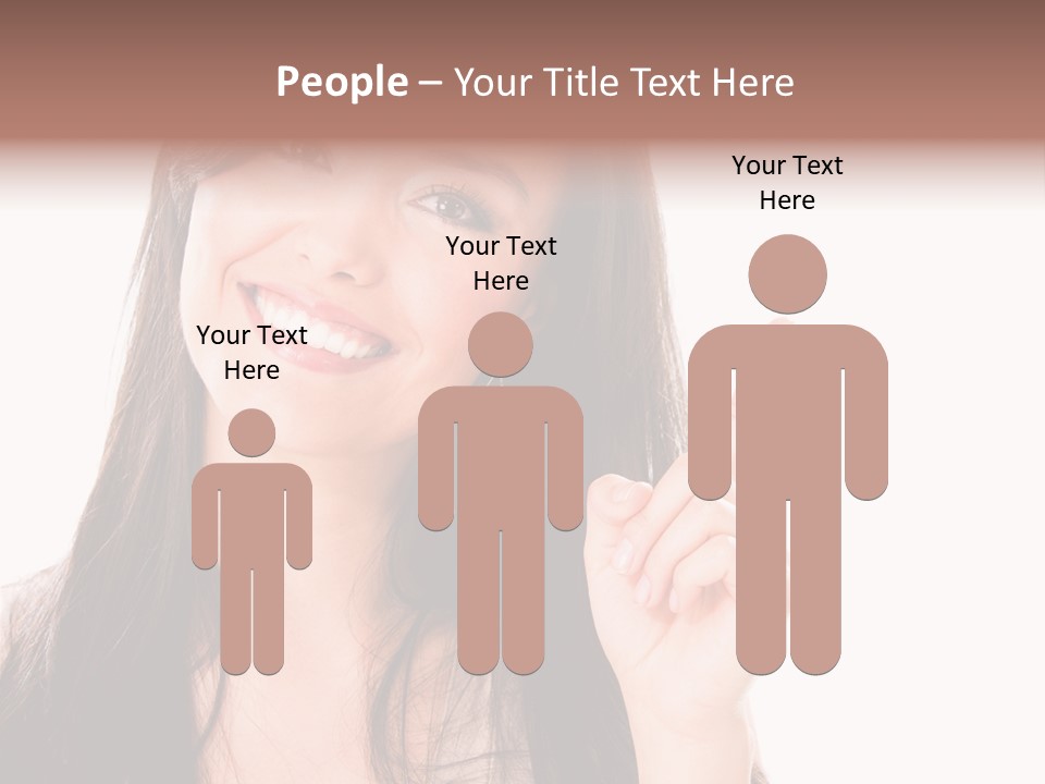 Woman Hispanic Success PowerPoint Template