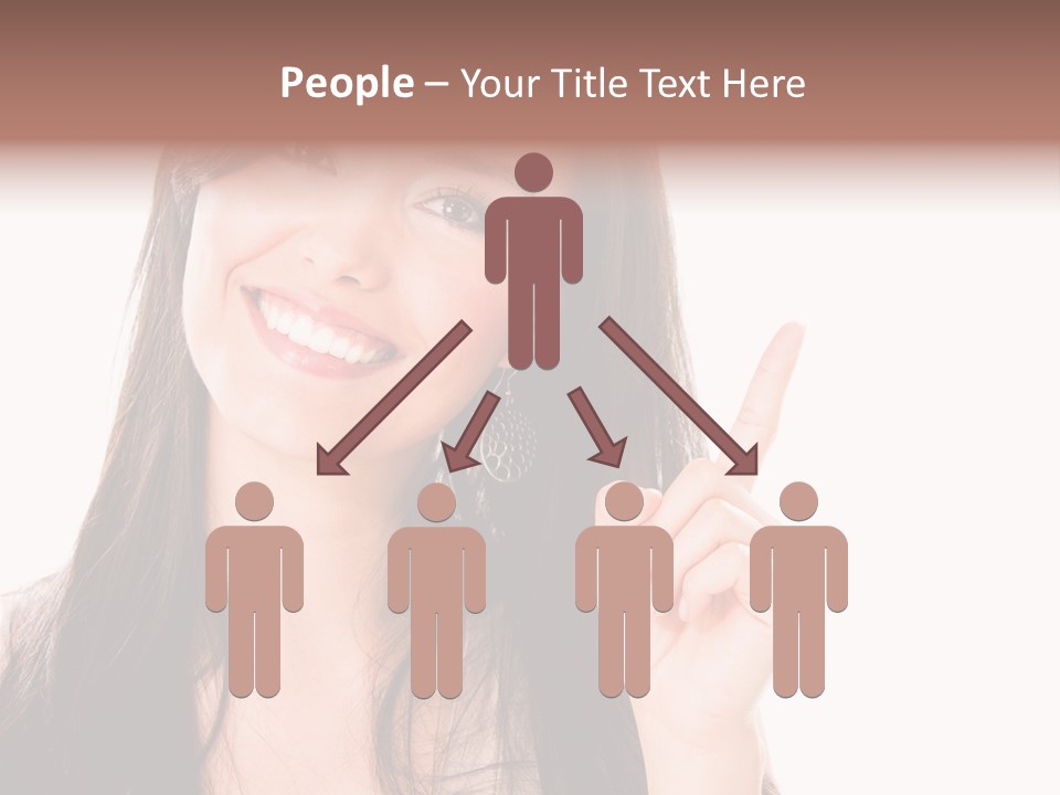 Woman Hispanic Success PowerPoint Template