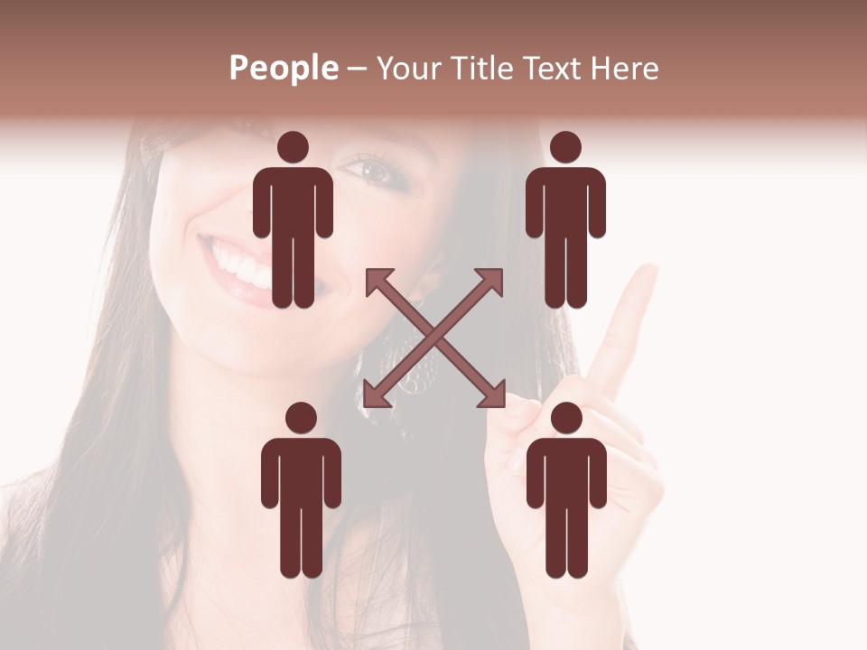 Woman Hispanic Success PowerPoint Template