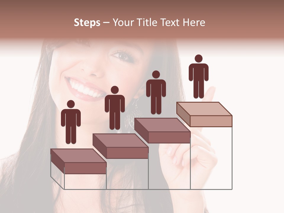 Woman Hispanic Success PowerPoint Template