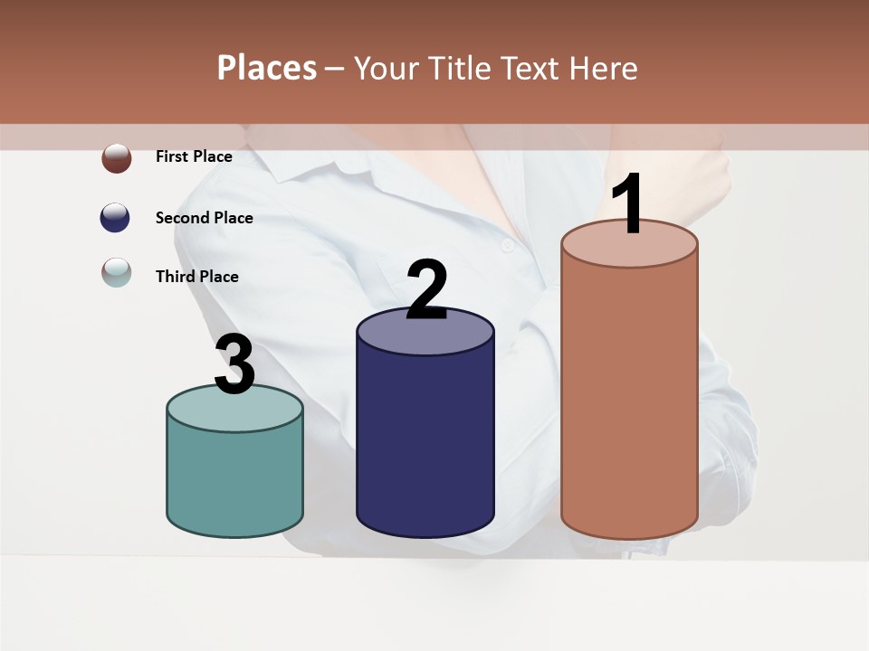 Brunette Thumb Paper PowerPoint Template