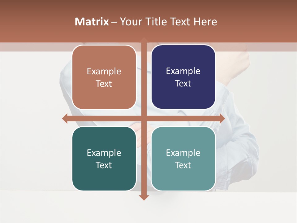 Brunette Thumb Paper PowerPoint Template