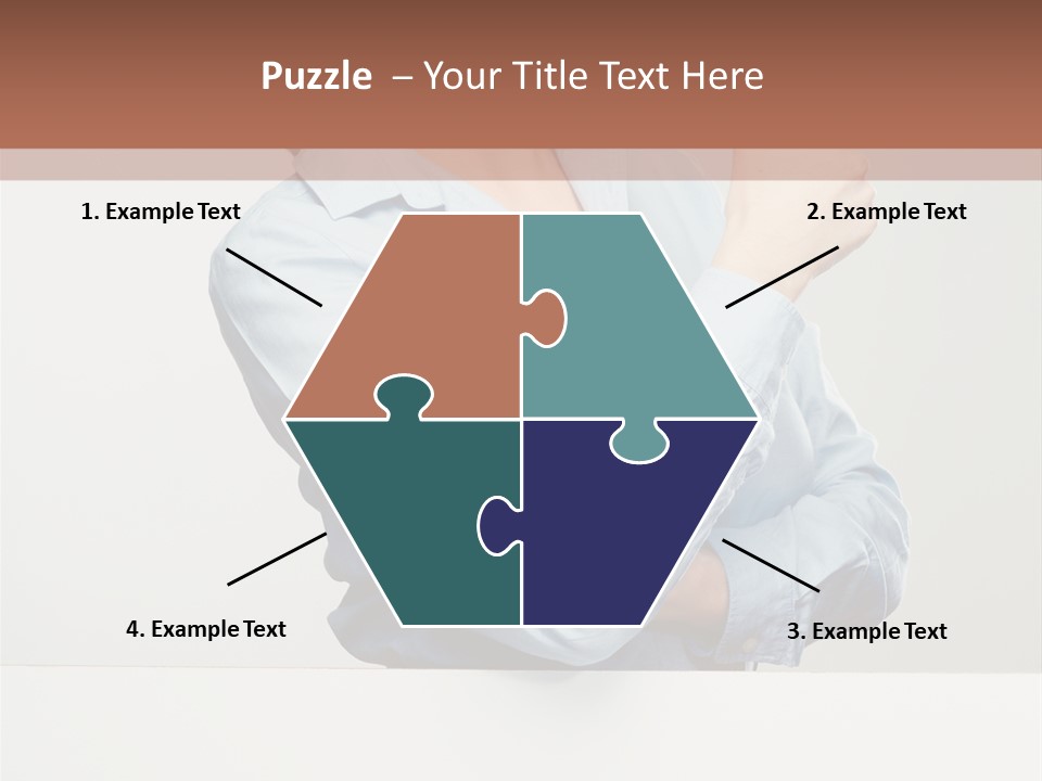 Brunette Thumb Paper PowerPoint Template