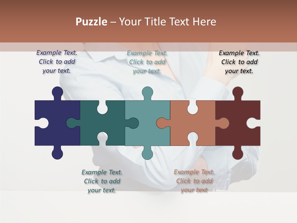 Brunette Thumb Paper PowerPoint Template