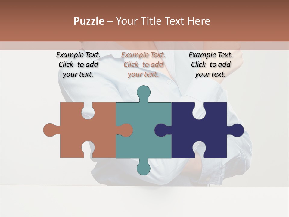 Brunette Thumb Paper PowerPoint Template