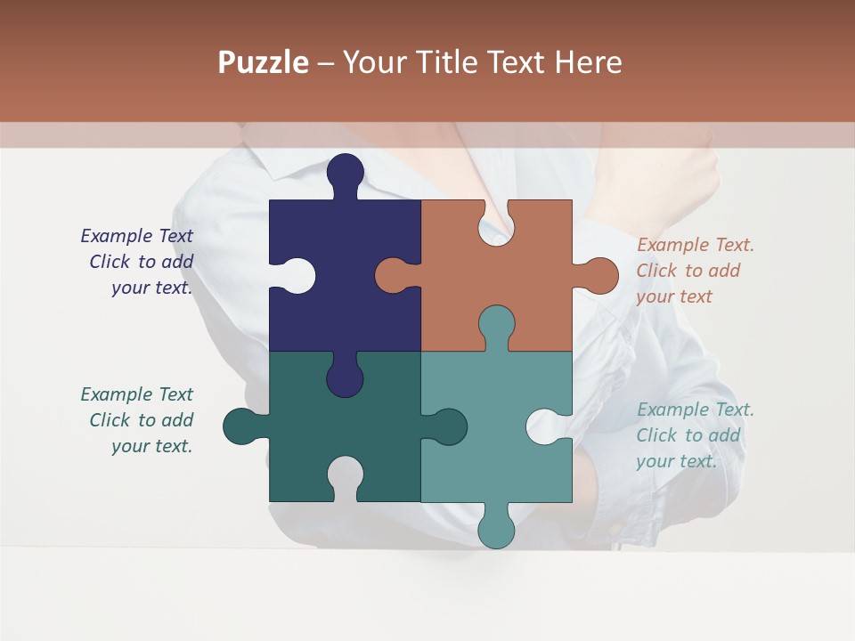 Brunette Thumb Paper PowerPoint Template