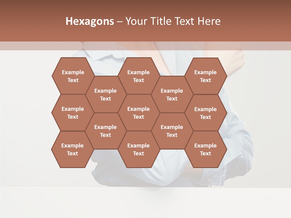 Brunette Thumb Paper PowerPoint Template