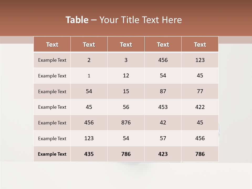 Brunette Thumb Paper PowerPoint Template