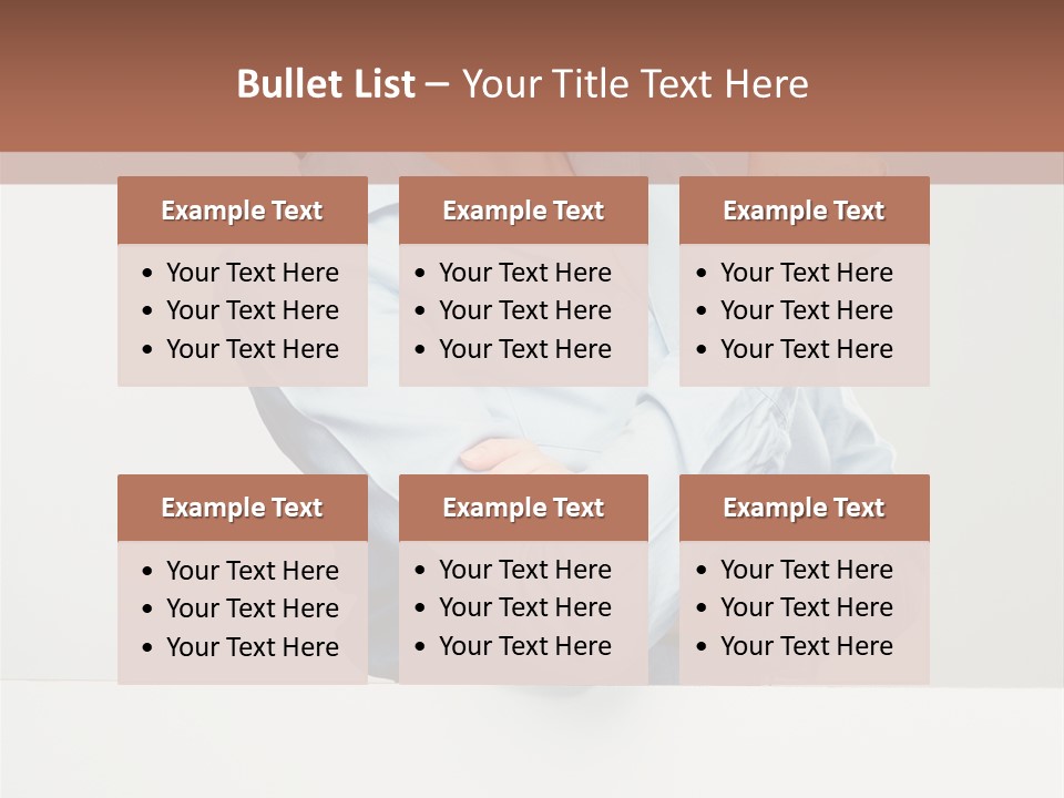 Brunette Thumb Paper PowerPoint Template