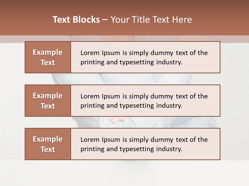 Brunette Thumb Paper PowerPoint Template