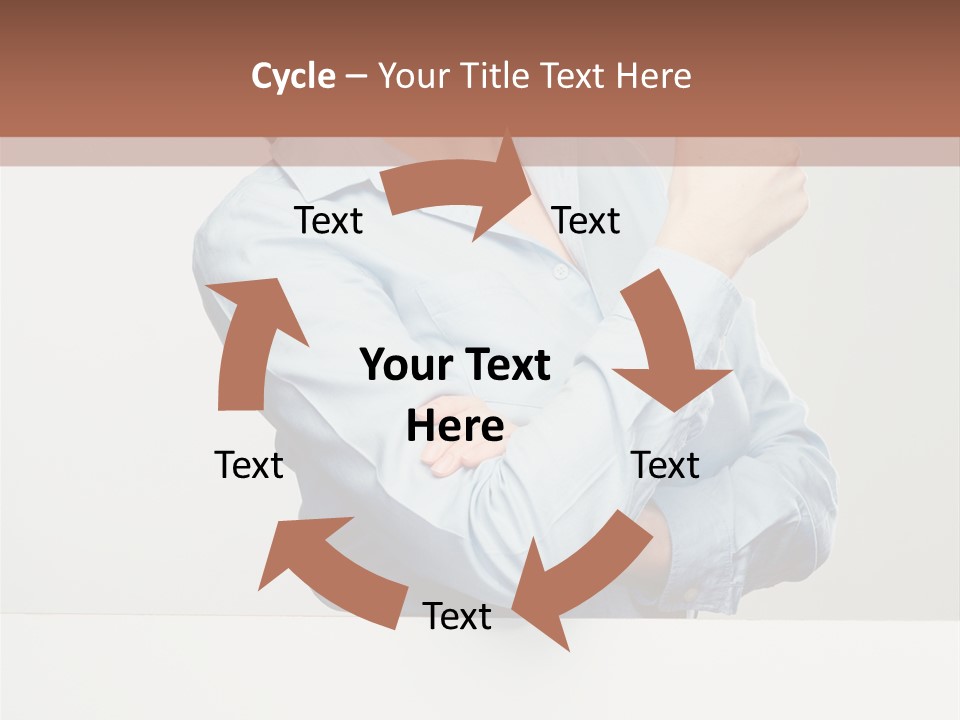 Brunette Thumb Paper PowerPoint Template