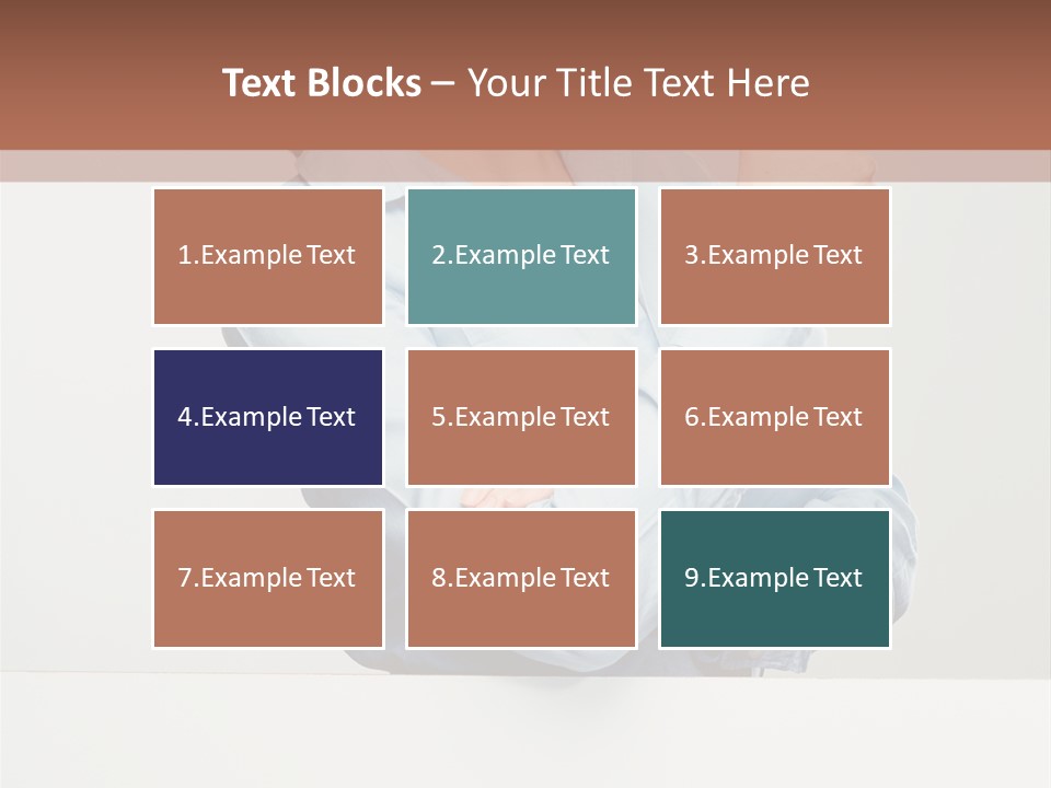 Brunette Thumb Paper PowerPoint Template