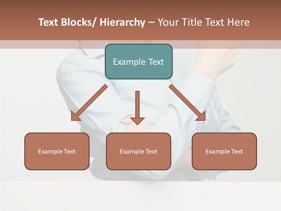 Brunette Thumb Paper PowerPoint Template