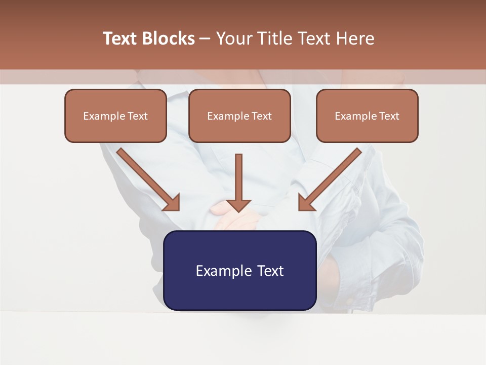 Brunette Thumb Paper PowerPoint Template