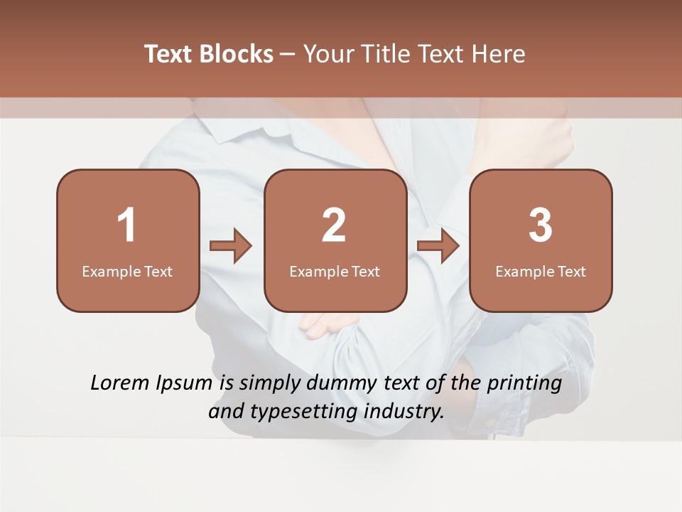 Brunette Thumb Paper PowerPoint Template