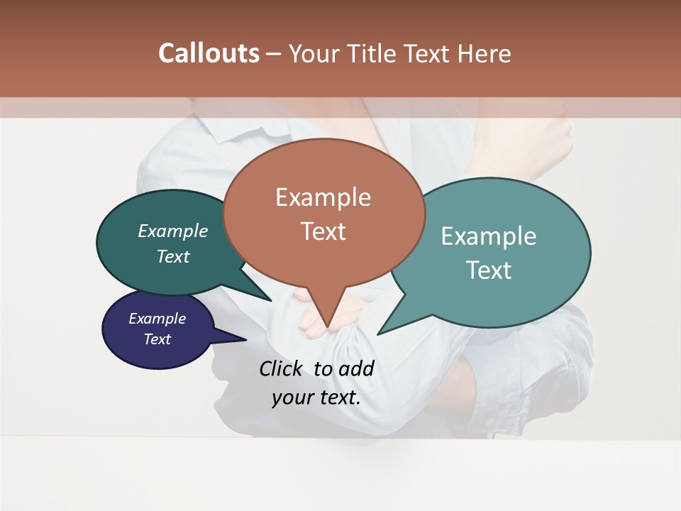 Brunette Thumb Paper PowerPoint Template