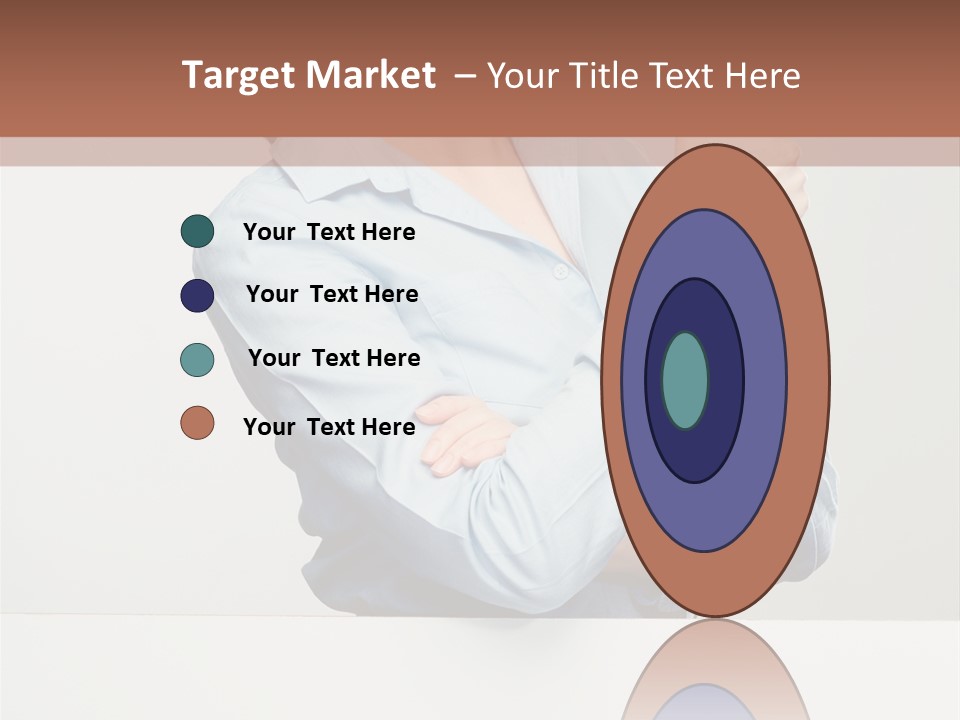 Brunette Thumb Paper PowerPoint Template