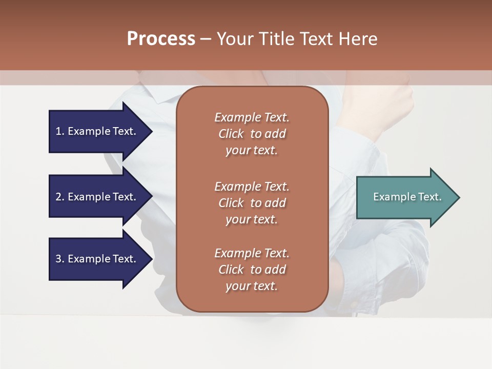 Brunette Thumb Paper PowerPoint Template