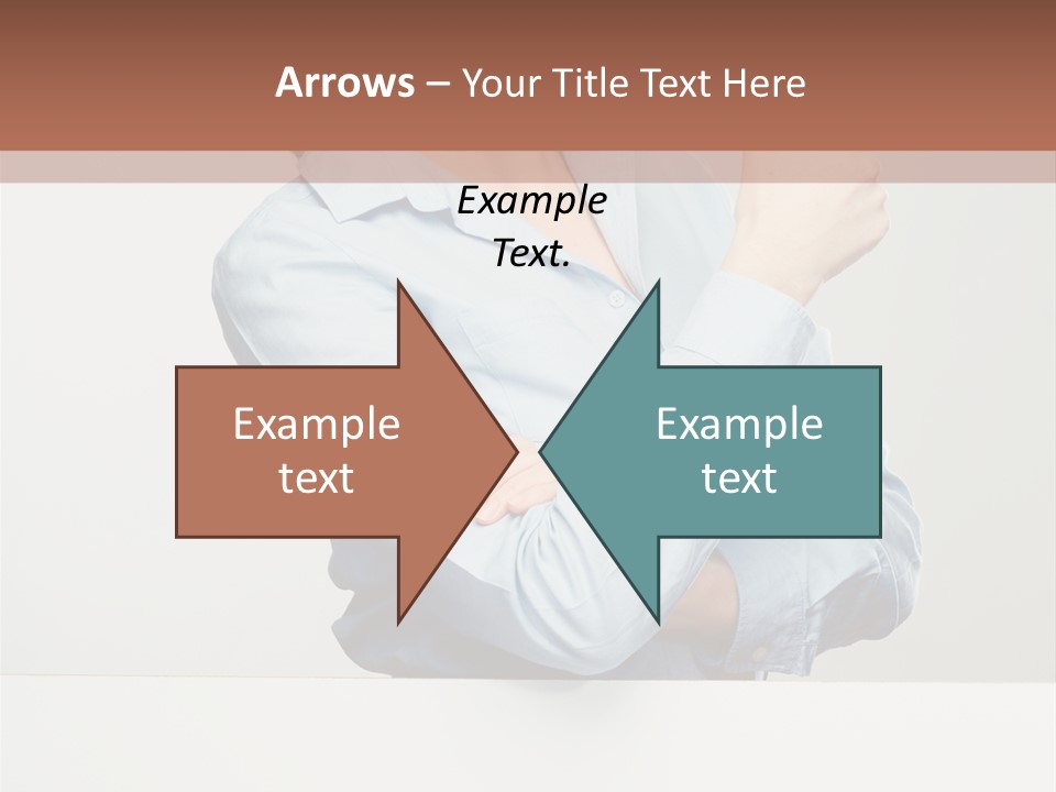 Brunette Thumb Paper PowerPoint Template