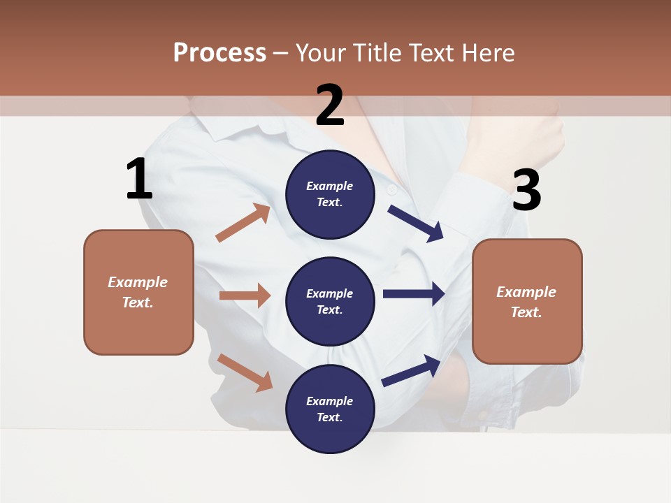 Brunette Thumb Paper PowerPoint Template