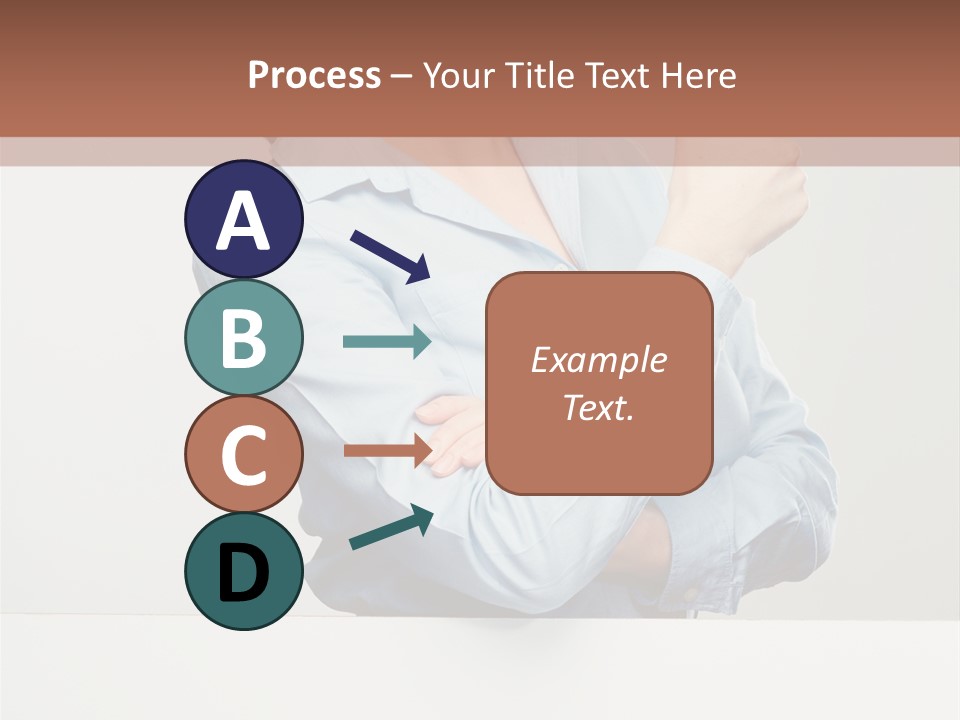 Brunette Thumb Paper PowerPoint Template