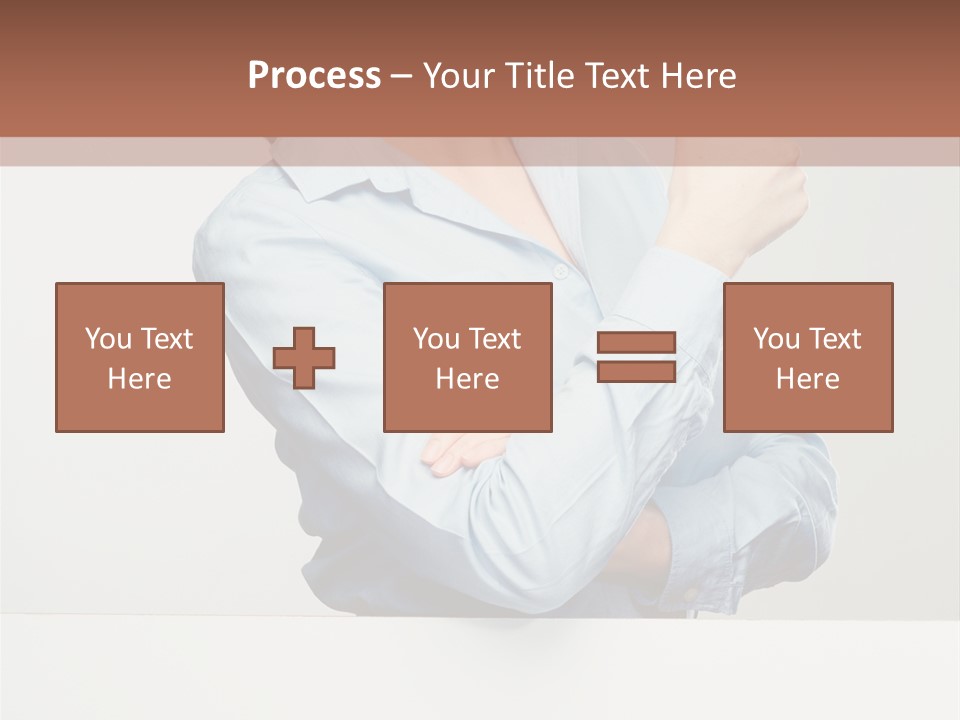 Brunette Thumb Paper PowerPoint Template