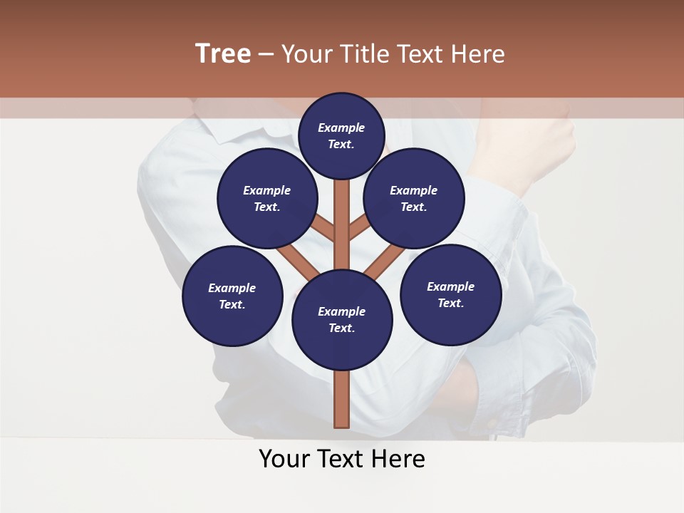 Brunette Thumb Paper PowerPoint Template