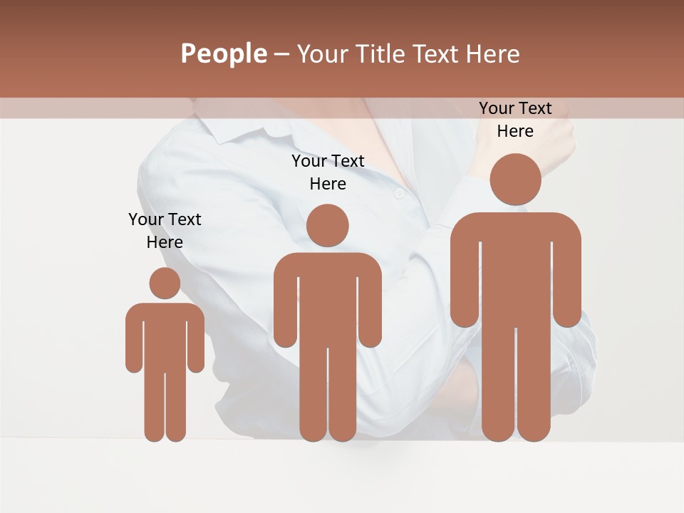 Brunette Thumb Paper PowerPoint Template