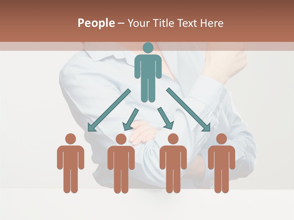 Brunette Thumb Paper PowerPoint Template