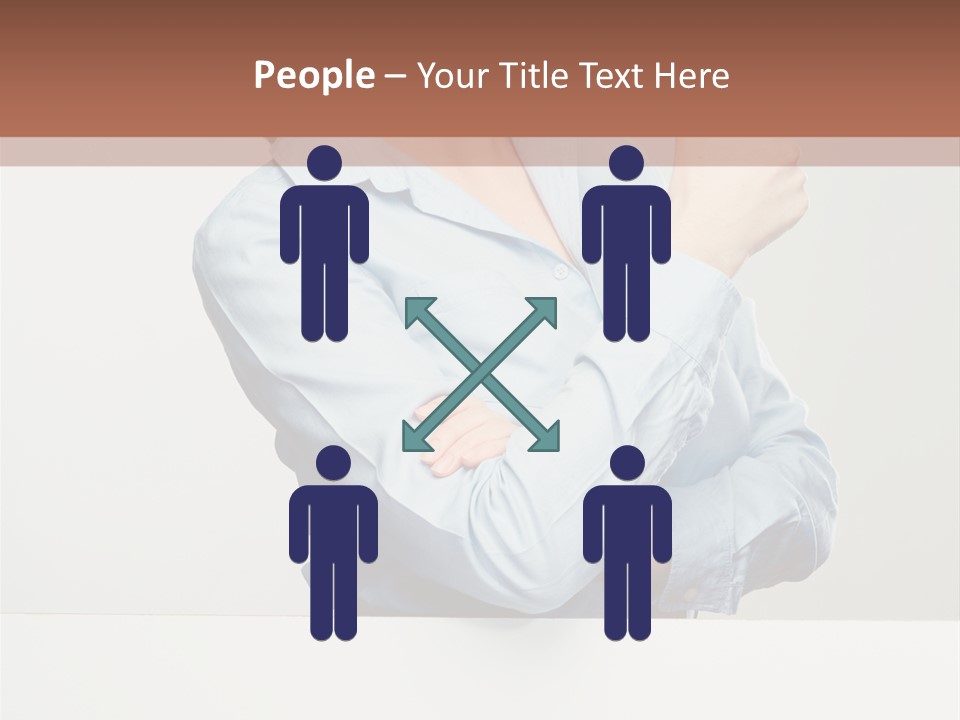 Brunette Thumb Paper PowerPoint Template