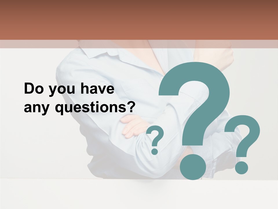 Brunette Thumb Paper PowerPoint Template