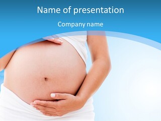 Parenthood Childbearing Woman PowerPoint Template