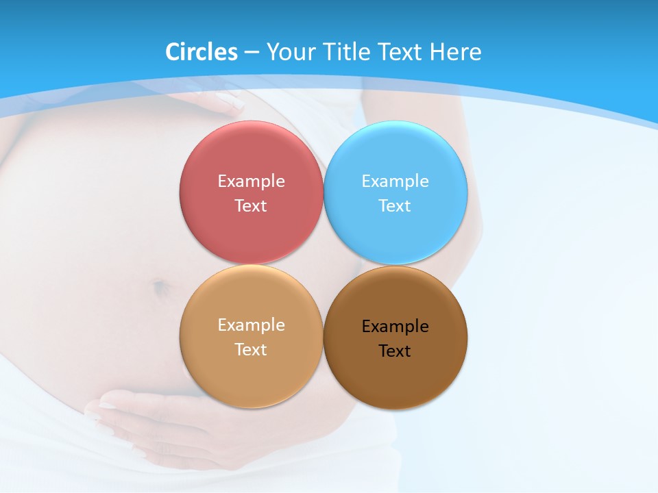 Parenthood Childbearing Woman PowerPoint Template