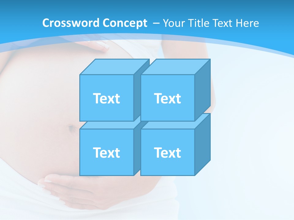 Parenthood Childbearing Woman PowerPoint Template
