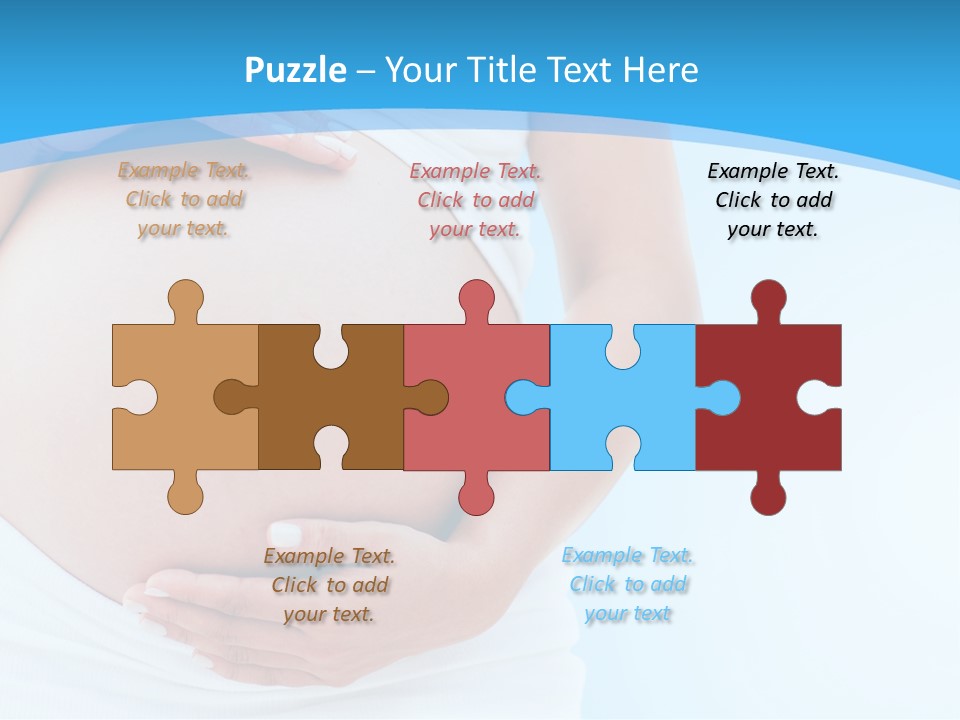 Parenthood Childbearing Woman PowerPoint Template