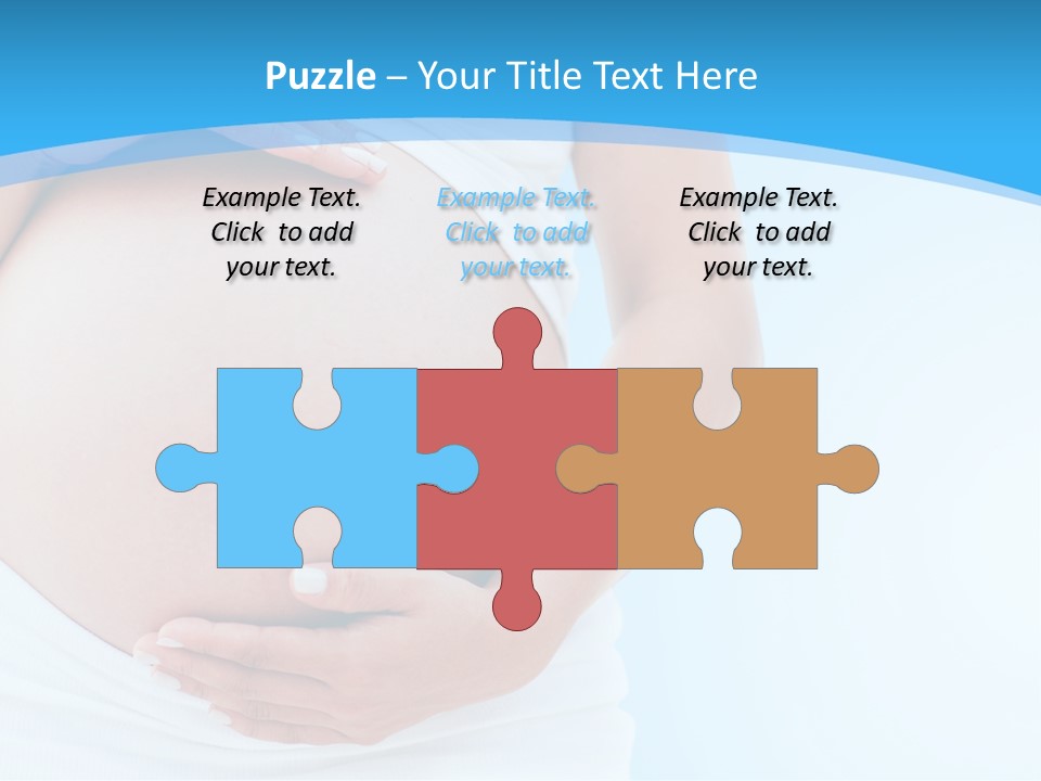 Parenthood Childbearing Woman PowerPoint Template