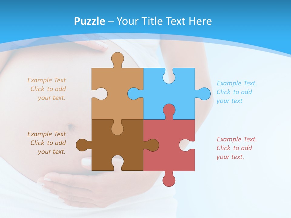 Parenthood Childbearing Woman PowerPoint Template