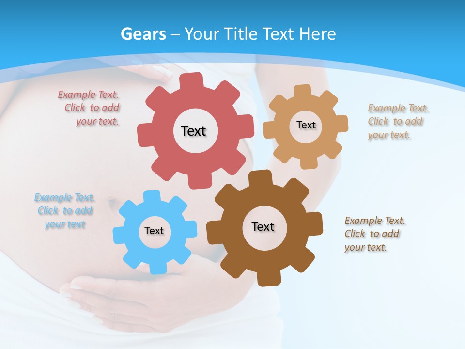 Parenthood Childbearing Woman PowerPoint Template