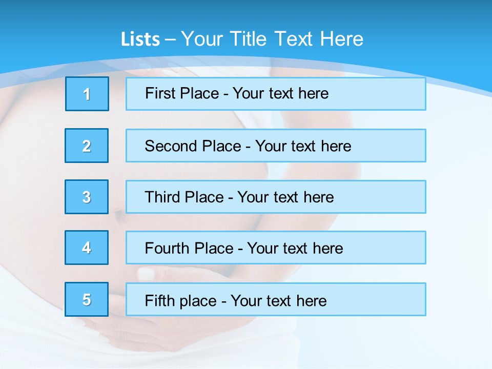 Parenthood Childbearing Woman PowerPoint Template