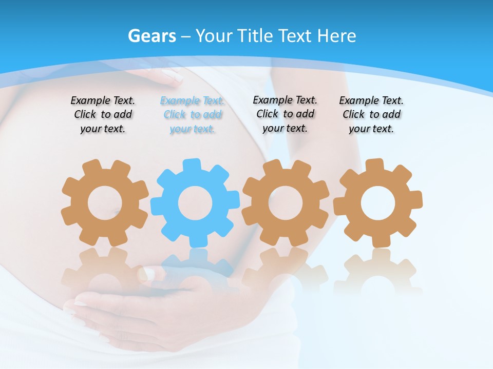 Parenthood Childbearing Woman PowerPoint Template