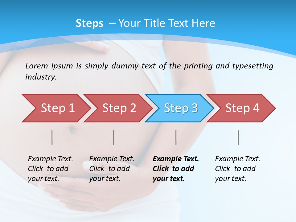 Parenthood Childbearing Woman PowerPoint Template