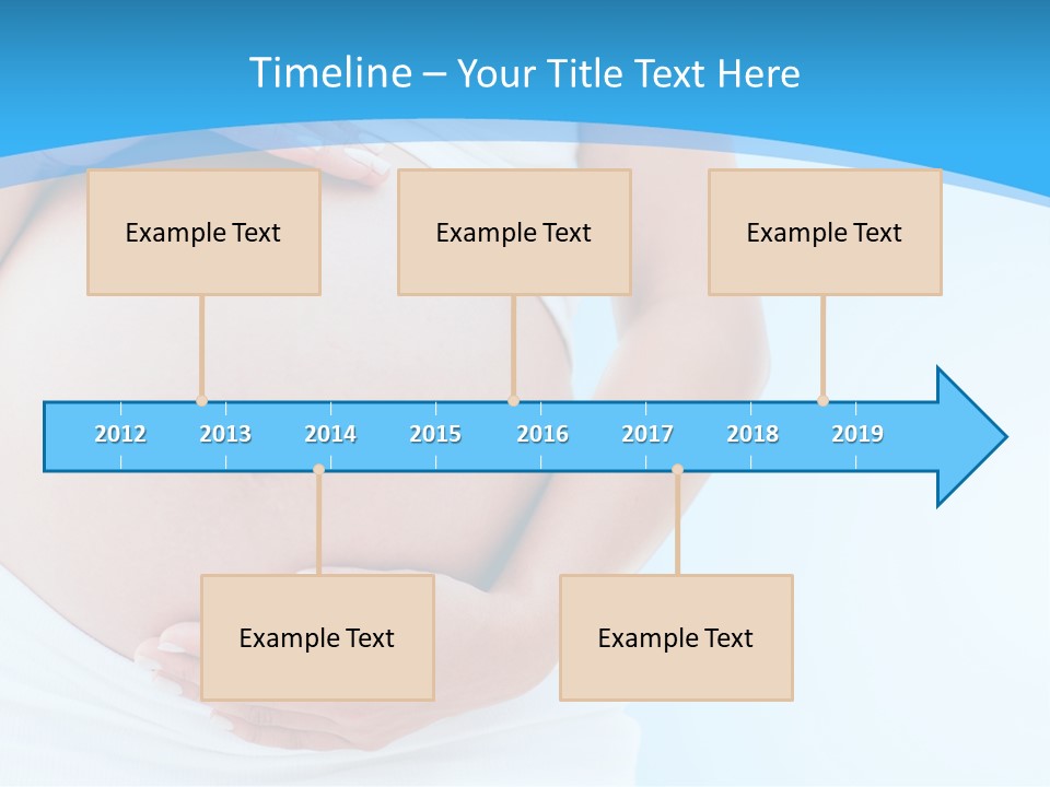 Parenthood Childbearing Woman PowerPoint Template