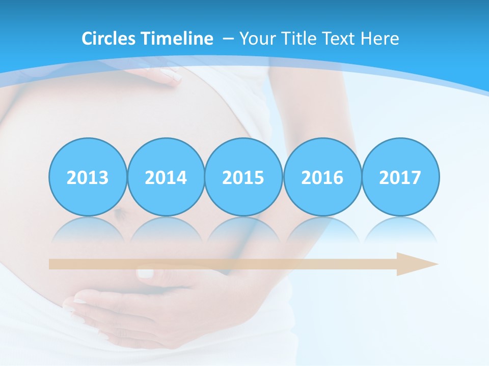 Parenthood Childbearing Woman PowerPoint Template